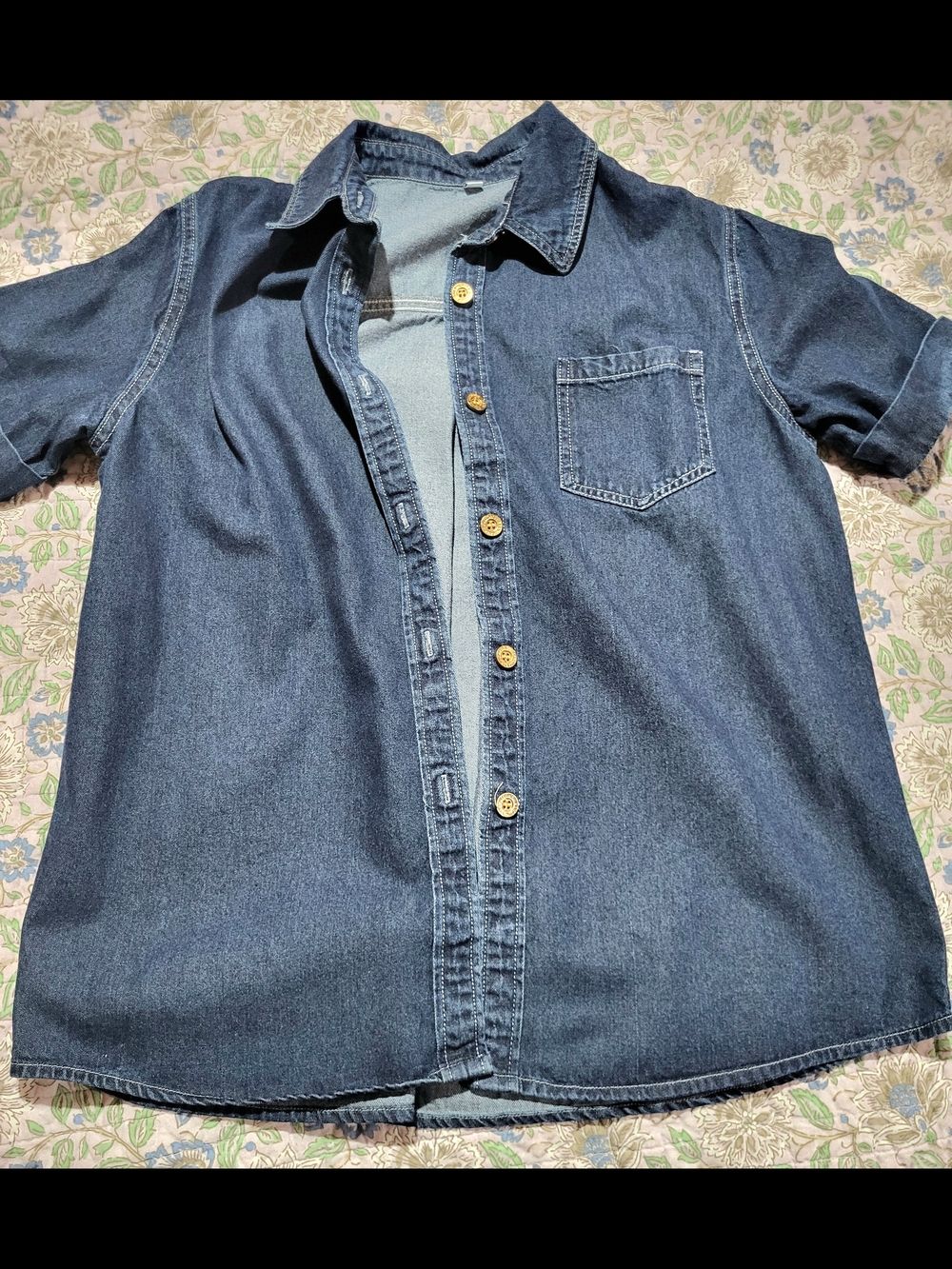 Womens Oversized Denim Shirt